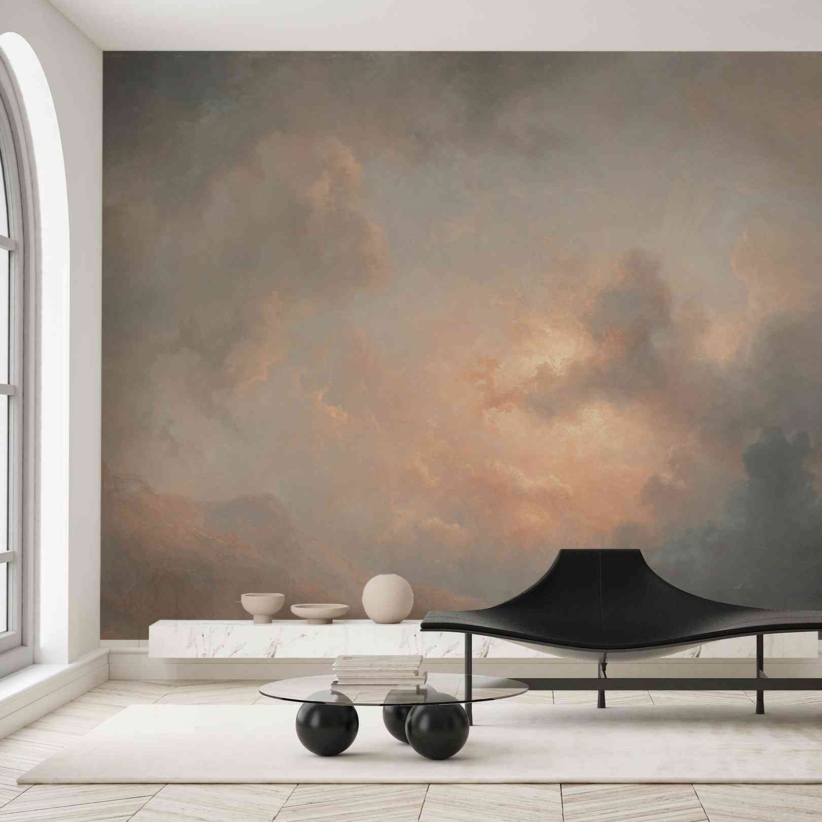 Panoramic Wallpaper Cloudy...