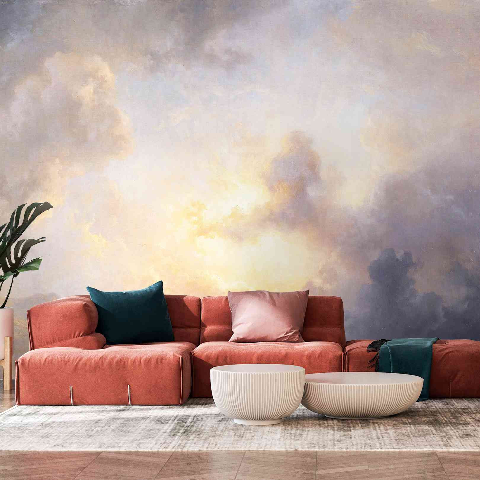 Panoramic Wallpaper Cotton...