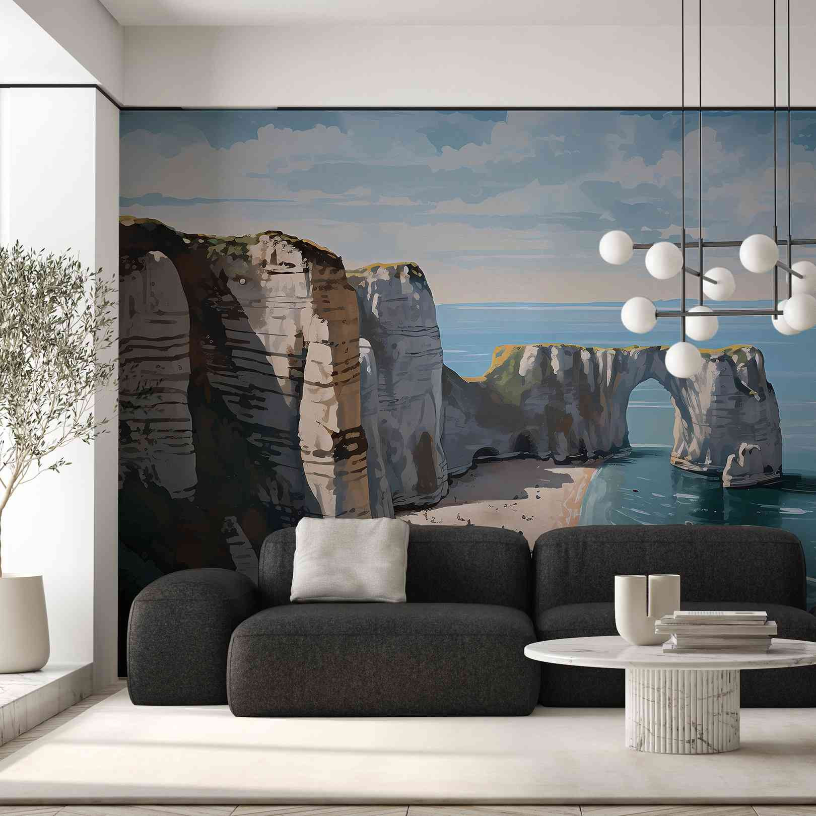 Panoramic Wallpaper Etretat