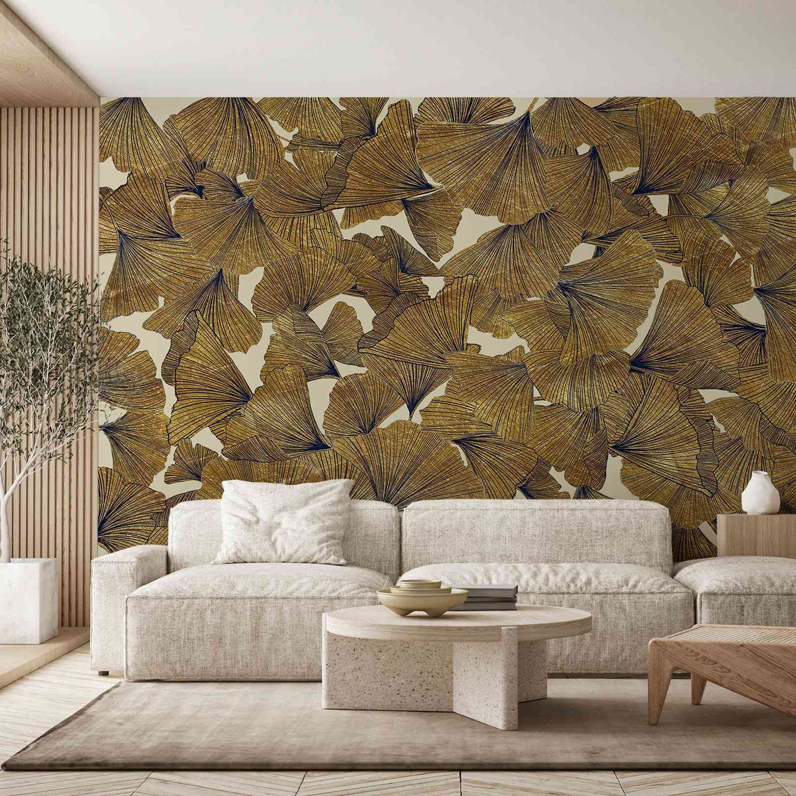 Panoramic wallpaper Ginkgo...