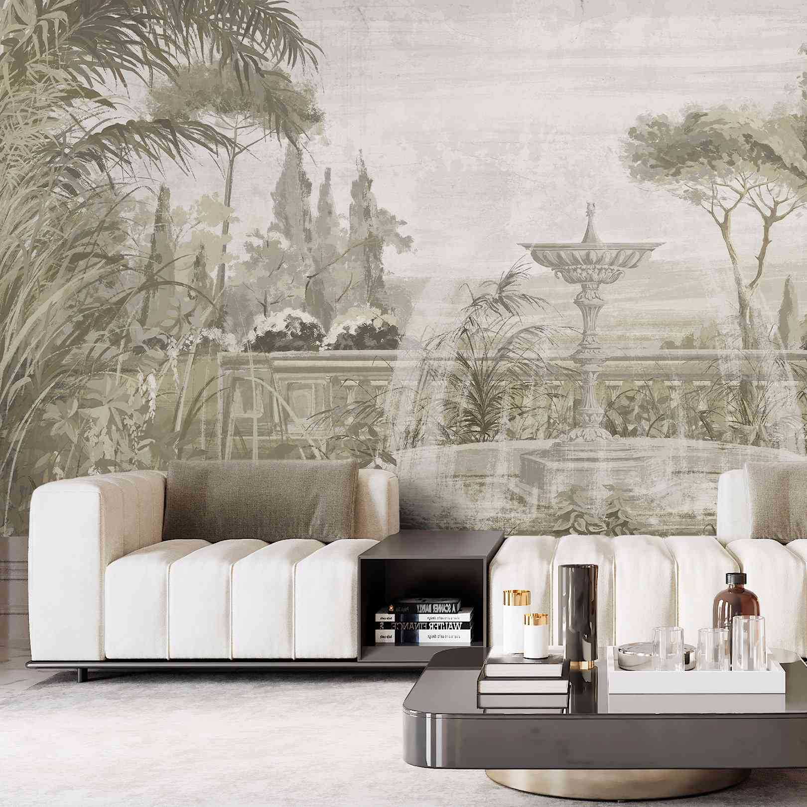 Panoramic wallpaper Fontana