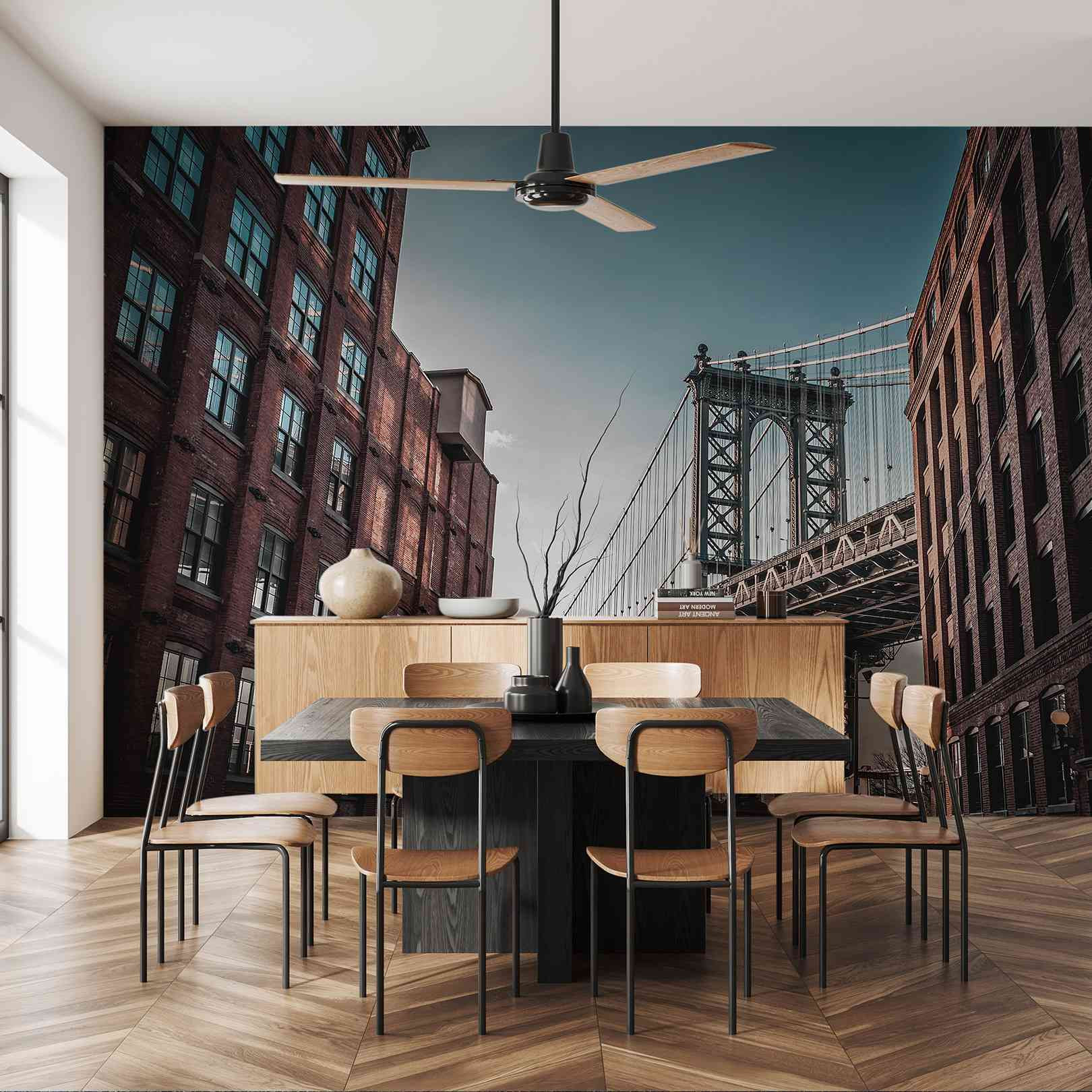 Vinyl panoramic wallpaper...