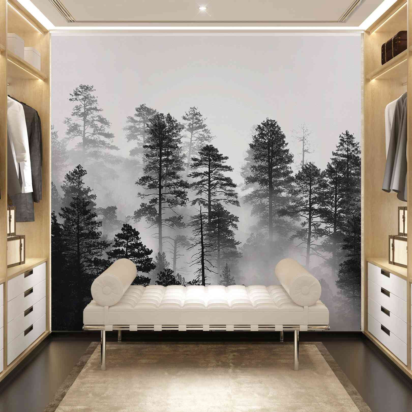 Panoramic Wallpaper Foggy...