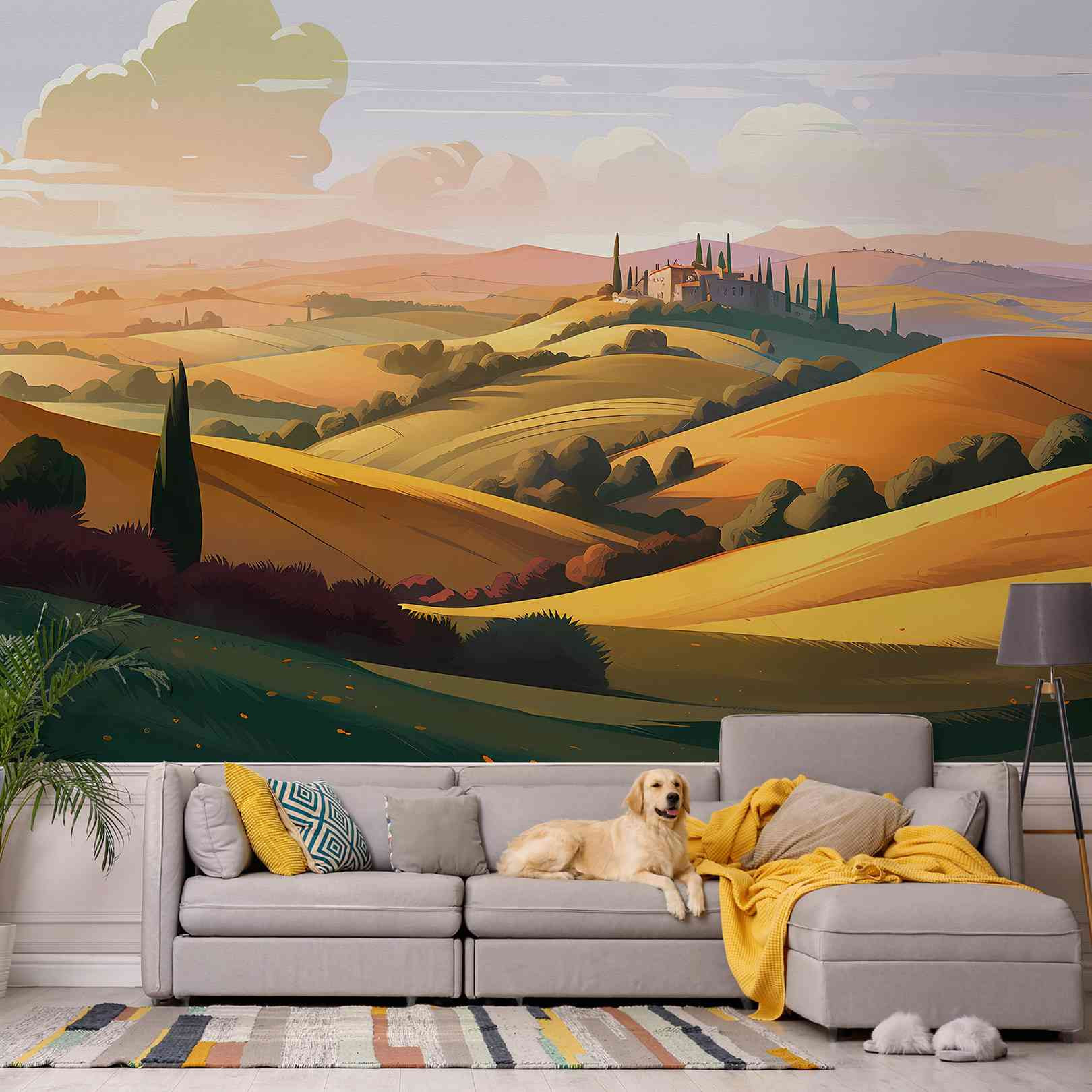 Décor panoramique Tuscany...