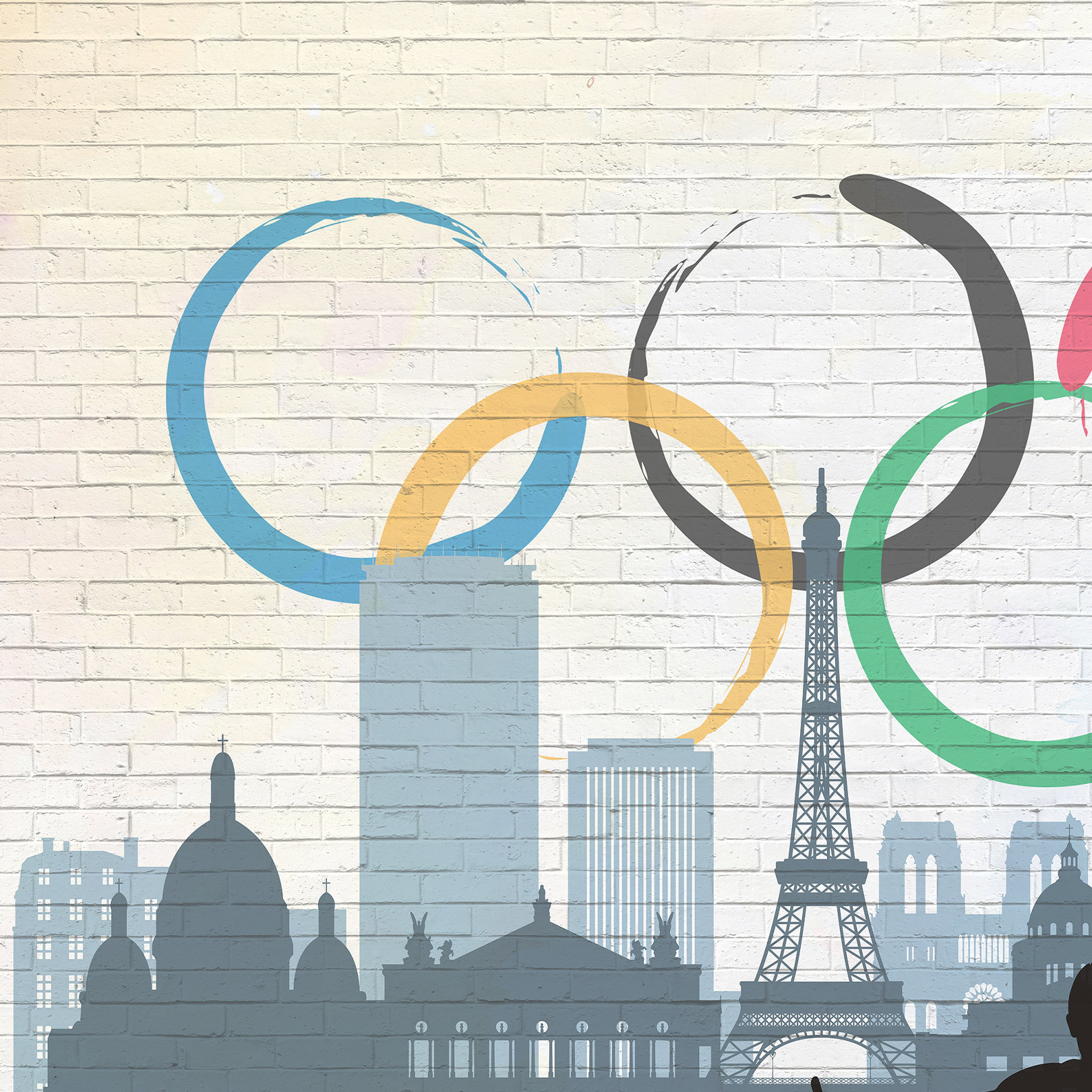 Panoramic wallpaper Olympiades