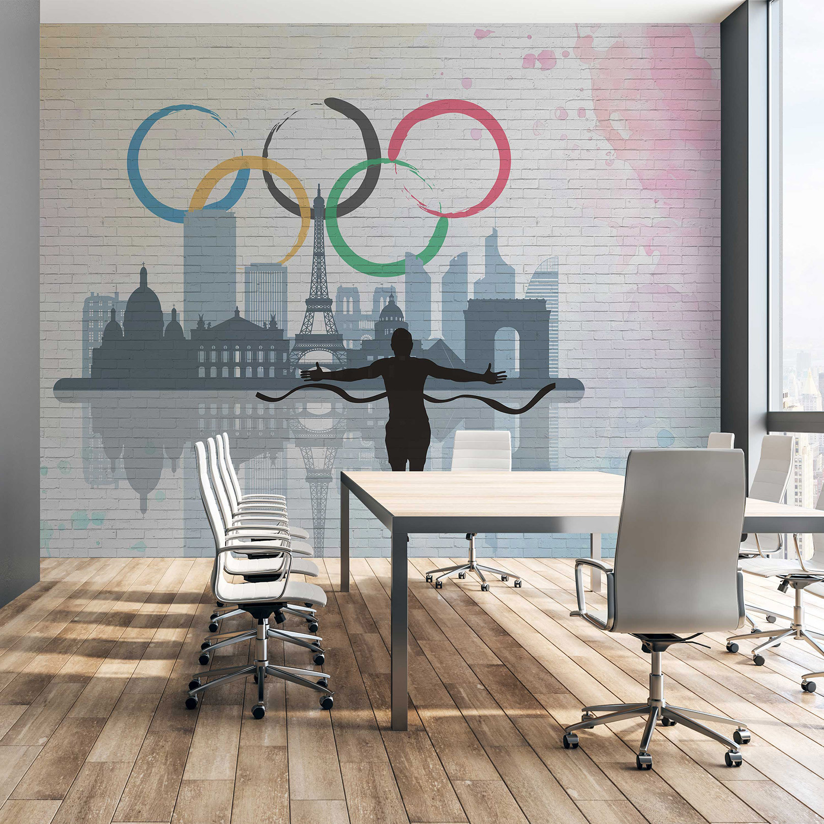 Panoramic wallpaper Olympiades